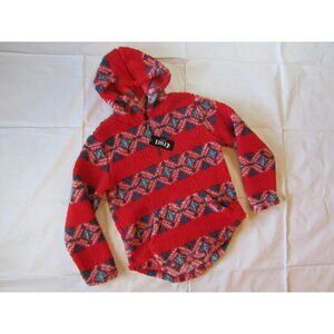 Cruel Girl's 1/4 Zip Long Sleeve Aztec Southwestern Fleece Pullover